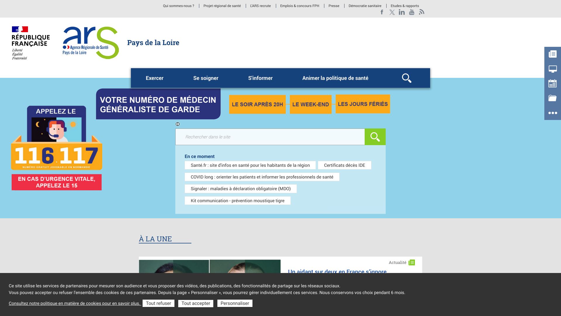 Screenshot of www_pays-de-la-loire_ars_sante_fr