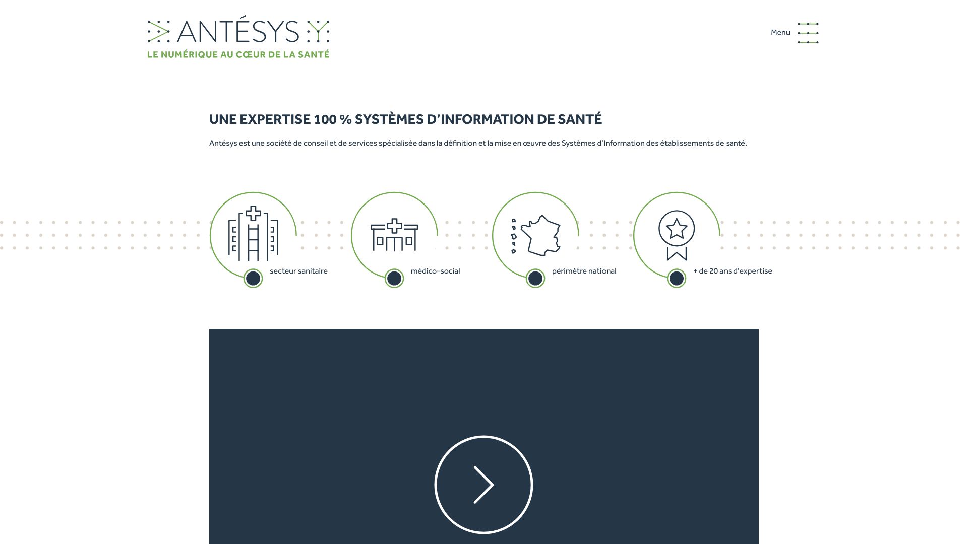 Screenshot of www_antesys_fr