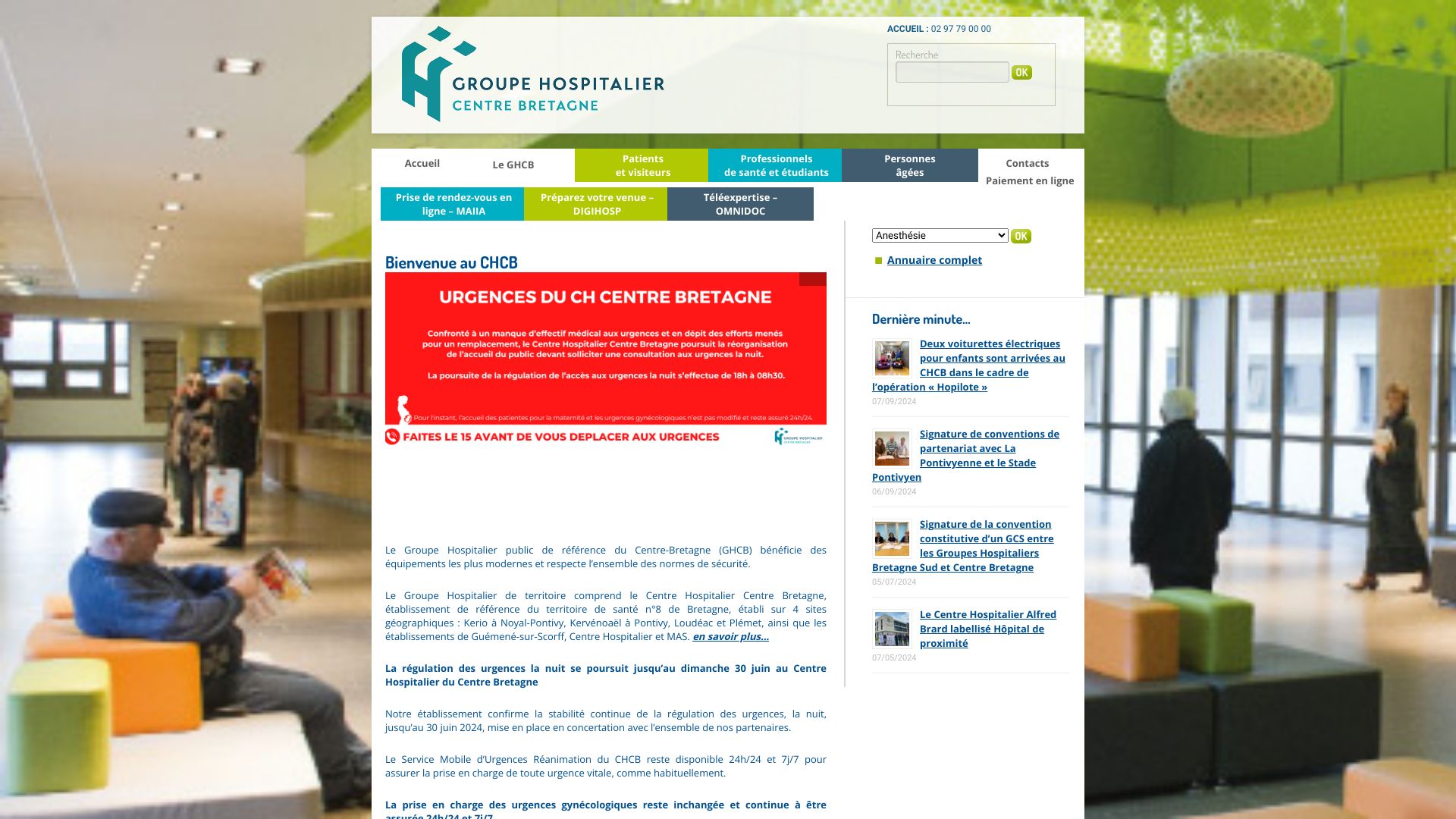 Screenshot of www_ch-centre-bretagne_fr