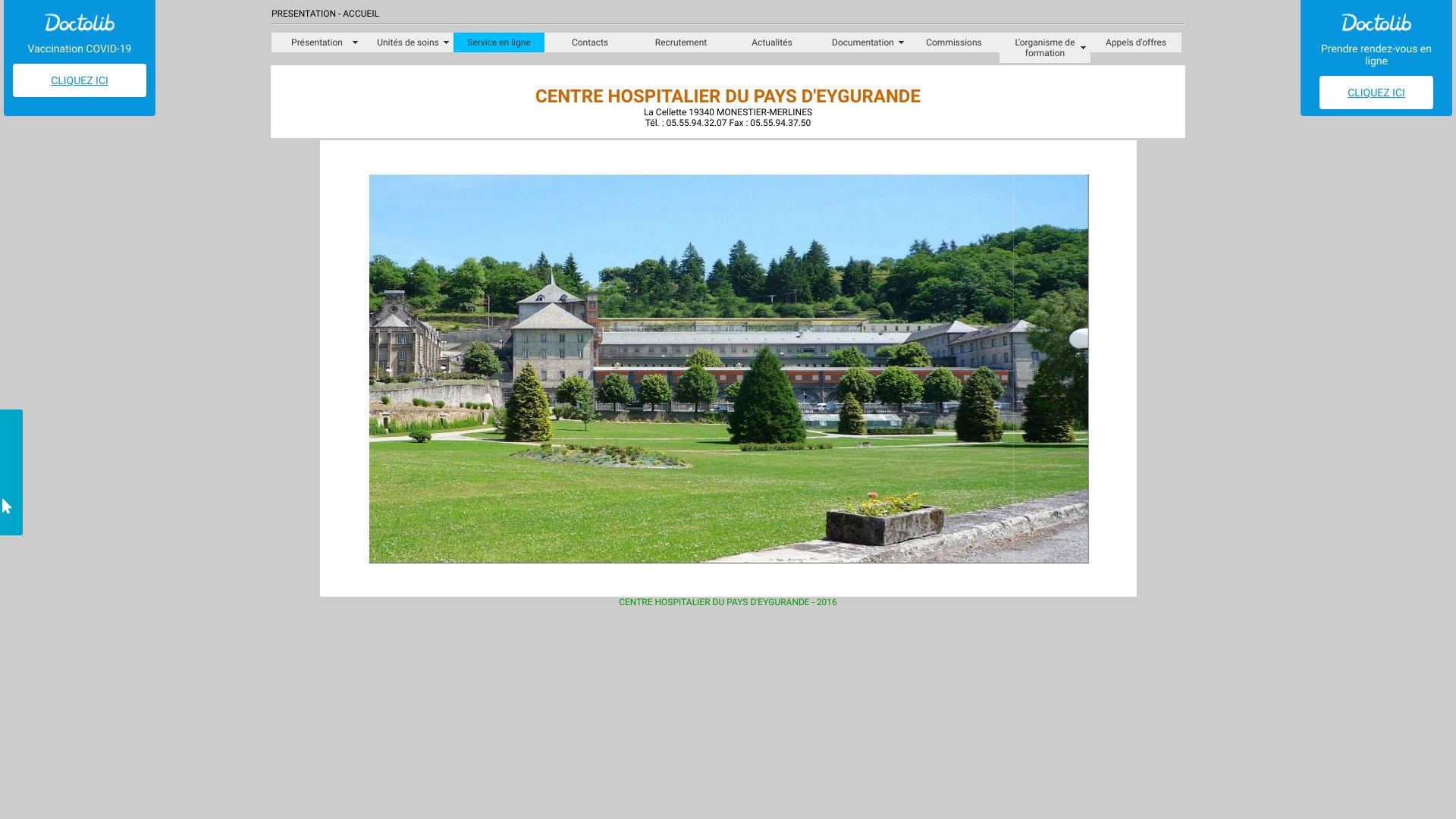 Screenshot of www_ch-eygurande_fr