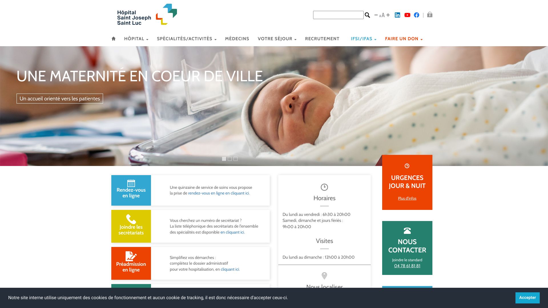 Screenshot of www_ch-stjoseph-stluc-lyon_fr