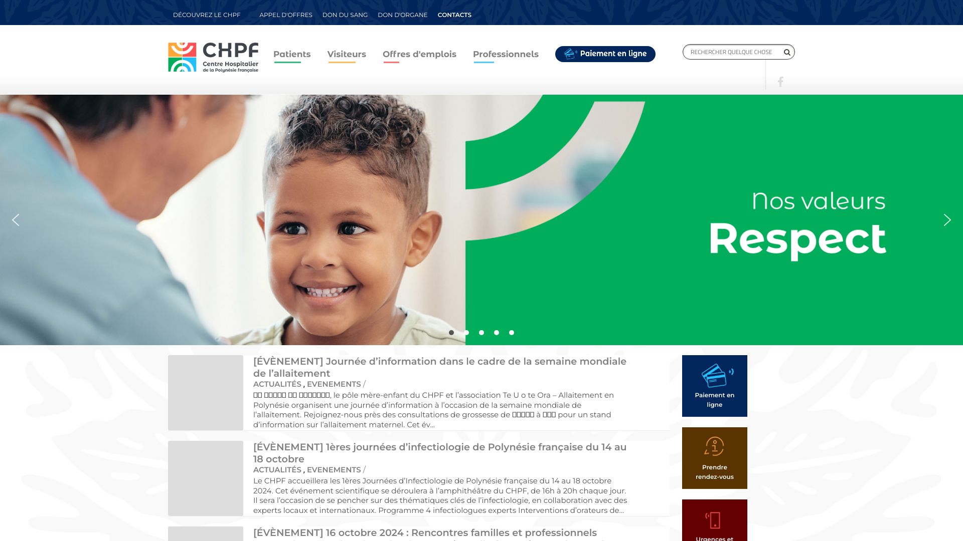 Screenshot of www_chpf_pf
