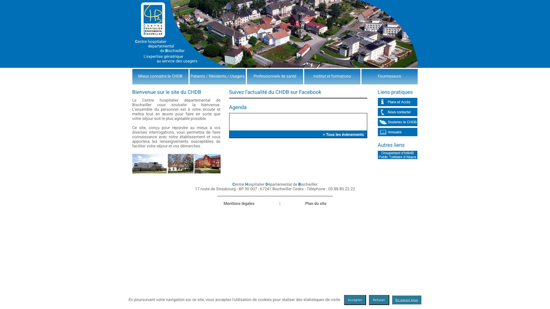 Screenshot of www_ch-bischwiller_fr