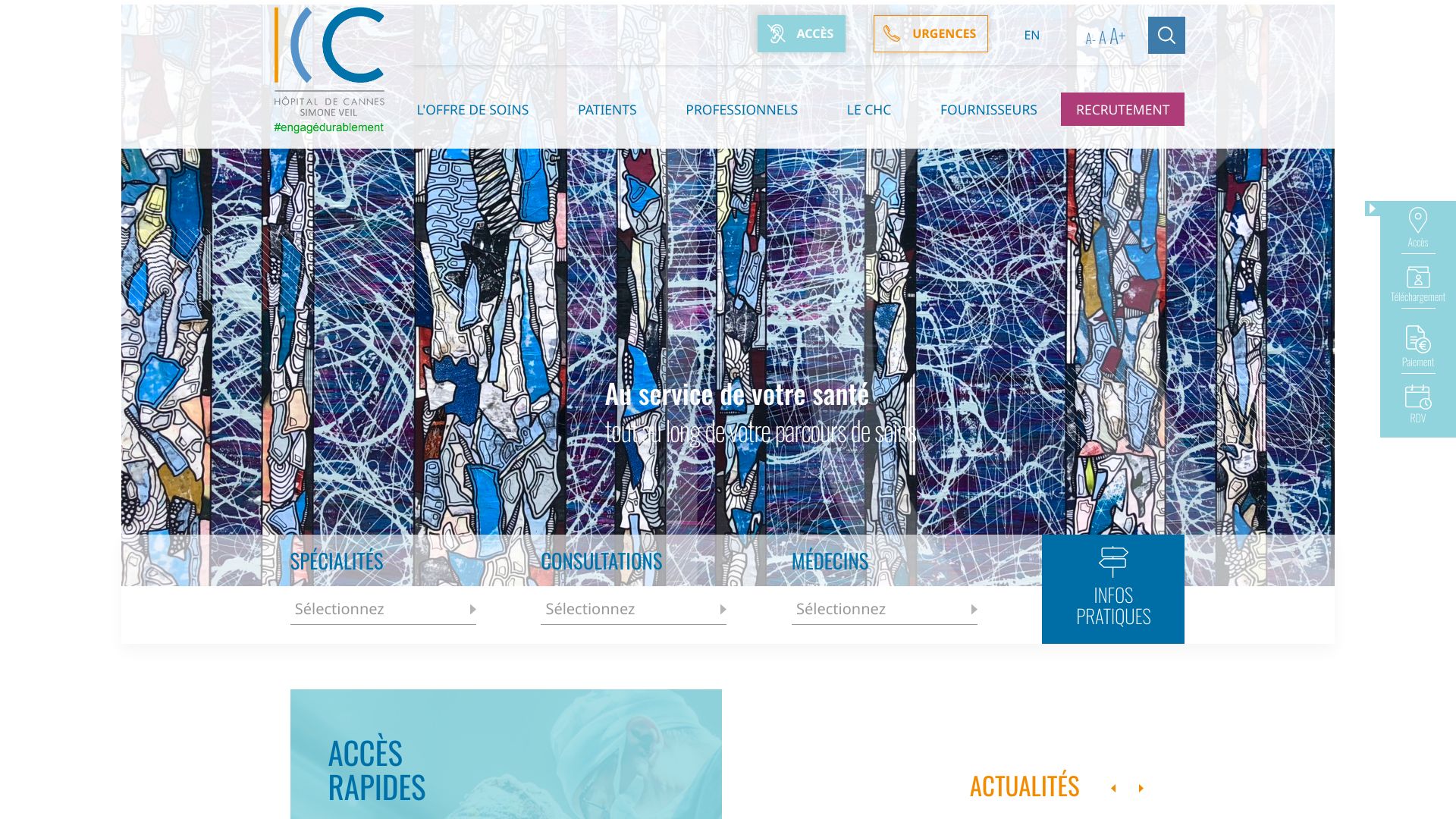 Screenshot of www_ch-cannes_fr